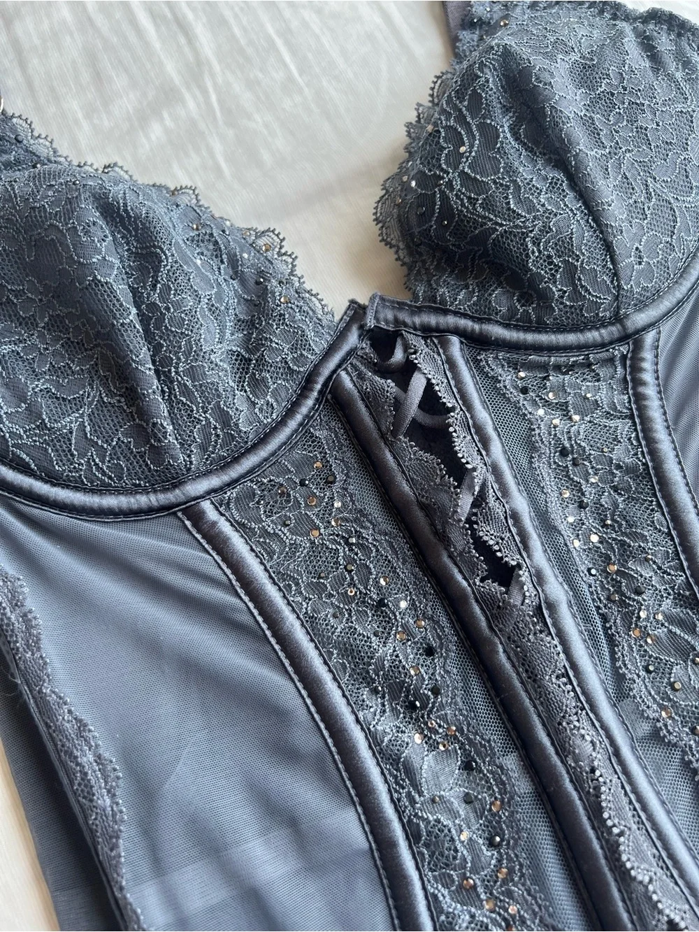 Victoria’s Secret Holiday 2012 Women's Lace Bustier Corset Intimates 34B
